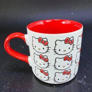 Blue Sky Sanrio Hello Kitty All Over Print Ceramic Coffee Mug Cup Stoneware Cup